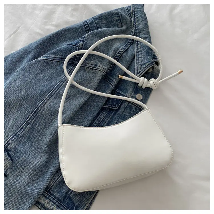 Beige Bow Embroidered Shoulder Bag for Women — feature 26