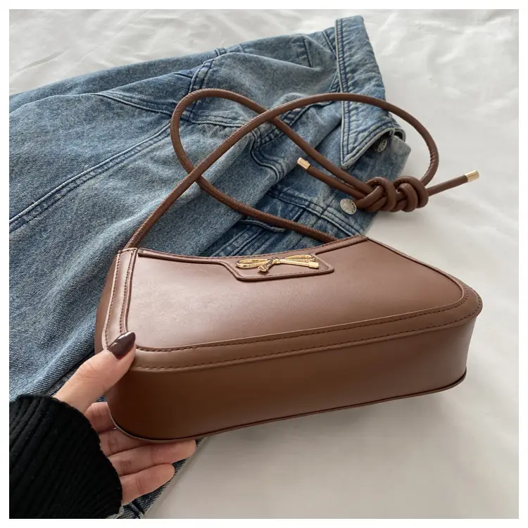 Beige Bow Embroidered Shoulder Bag for Women — feature 36