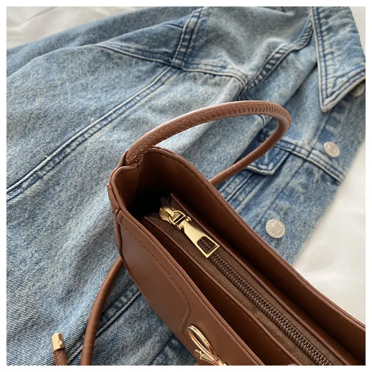 Beige Bow Embroidered Shoulder Bag for Women — feature 39