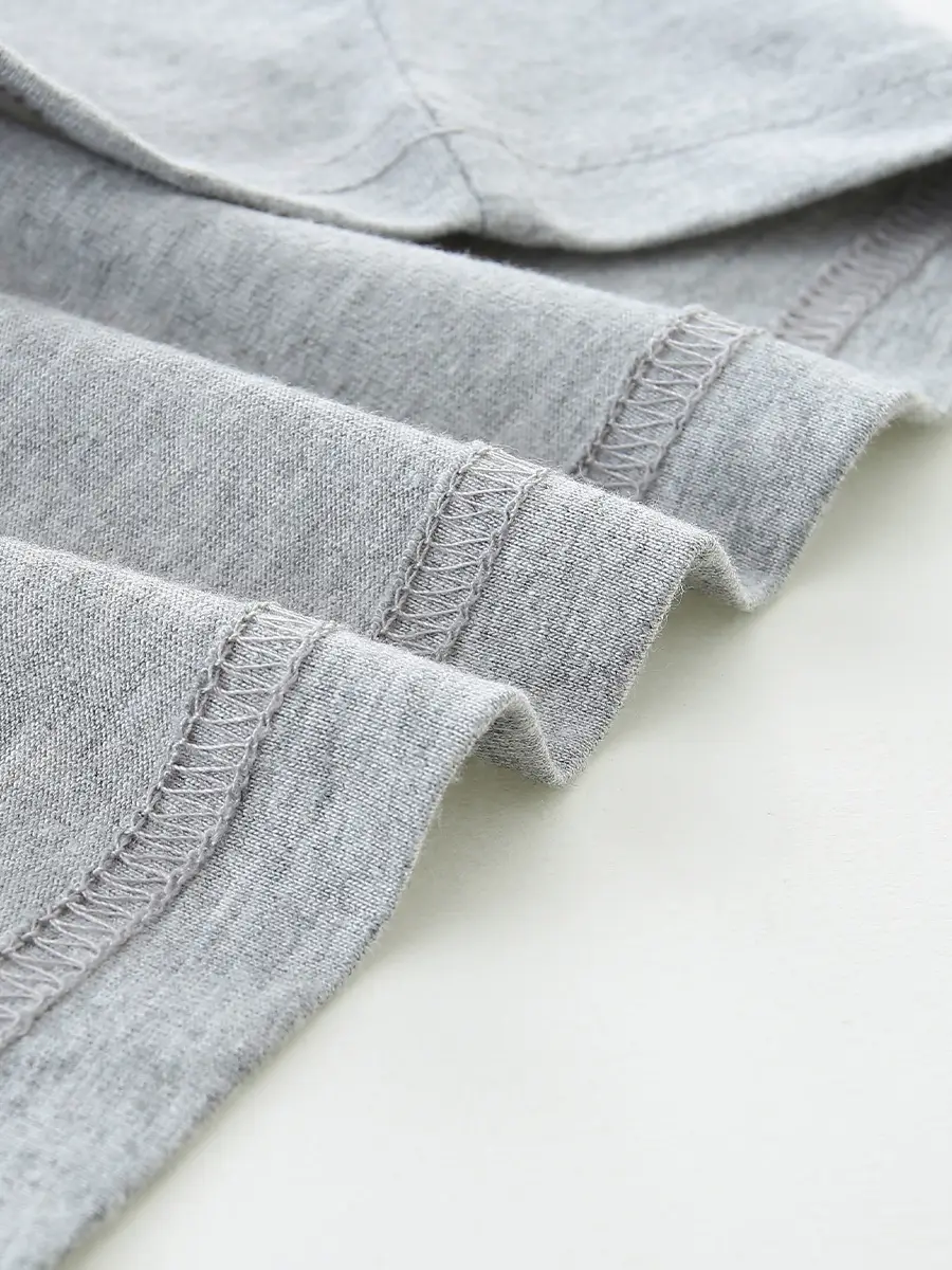 Kids Summer Car Print T-Shirt Grey Knitted Cotton Round Neck - Image 4