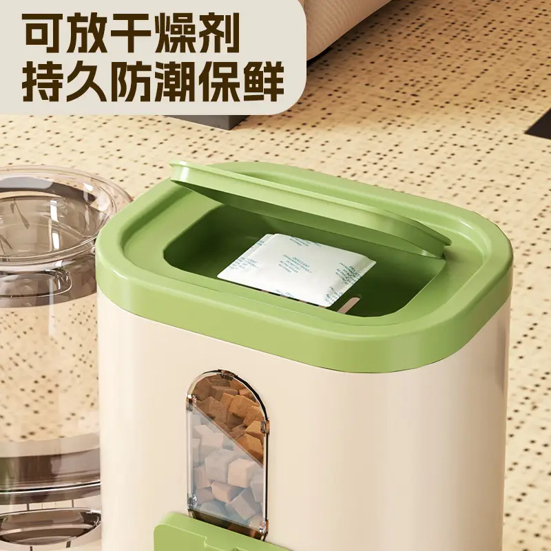 Cat Bowl Large Capacity Cat Drinking Water Feeder Automatic Food Renewal Feeder Pet Bowl Pet Supplies