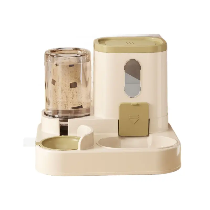 Cat Bowl Large Capacity Cat Drinking Water Feeder Automatic Food Renewal Feeder Pet Bowl Pet Supplies