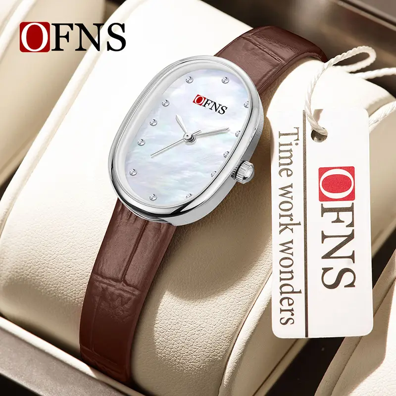 O'Fannie Women's Quartz Watch Belt with Diamond Ecrone