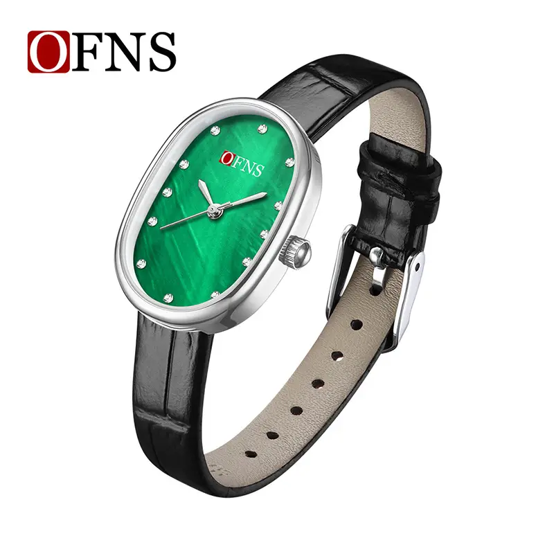 O'Fannie Women's Quartz Watch Belt with Diamond Ecrone