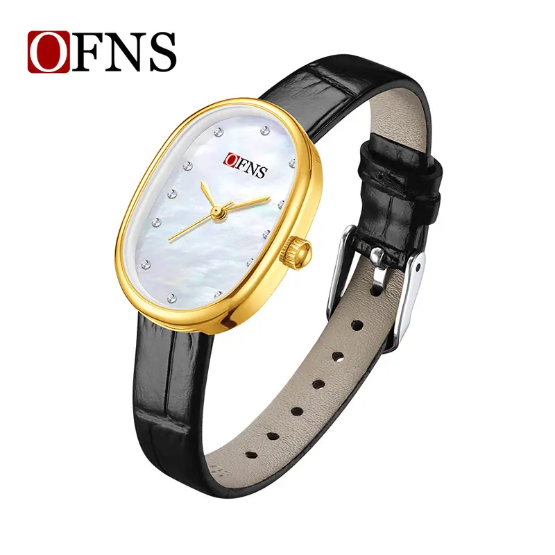 O'Fannie Women's Quartz Watch Belt with Diamond Ecrone