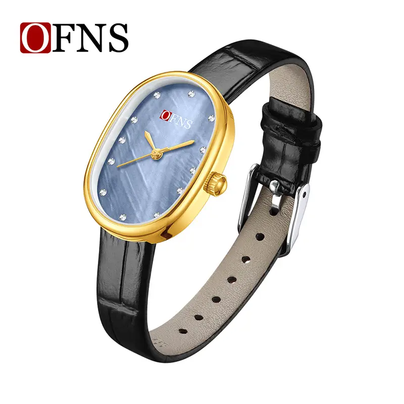O'Fannie Women's Quartz Watch Belt with Diamond Ecrone