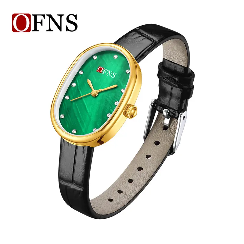 O'Fannie Women's Quartz Watch Belt with Diamond Ecrone
