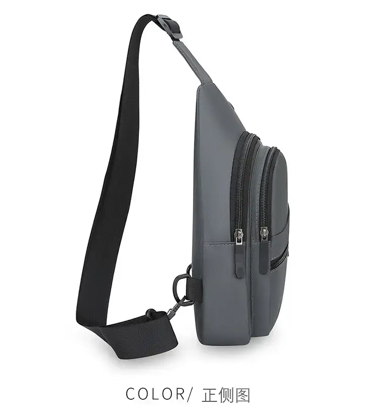 Men's Grey Business Crossbody Bag 2025 Multi Functional — feature 27