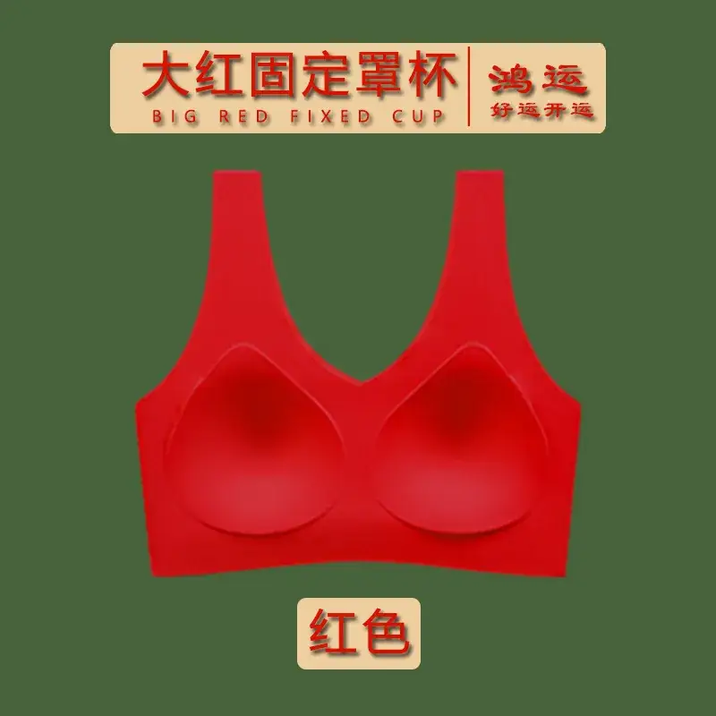 Fixed Cup Bra Non-Slack Beauty Back Underwear Small Chest Gathering