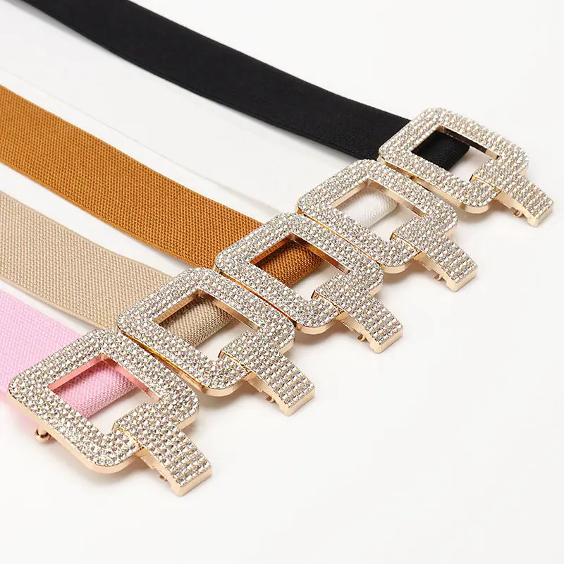 Diamond Encrusted Elastic Waist Belt for Women - Image 7