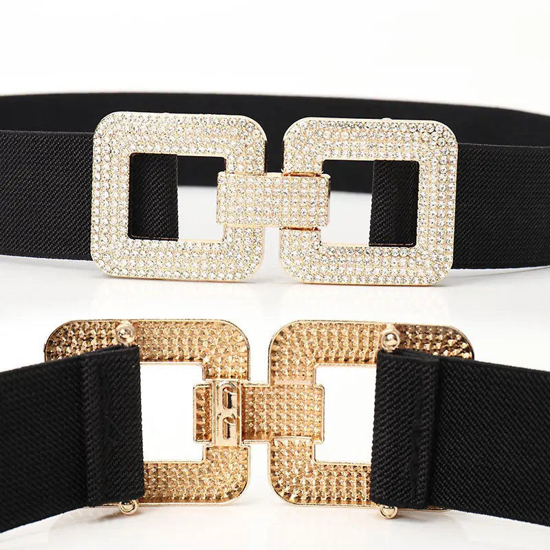 Diamond Encrusted Elastic Waist Belt for Women - Image 8