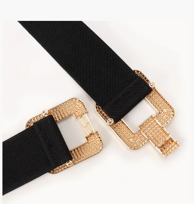 Diamond Encrusted Elastic Waist Belt for Women — feature 16