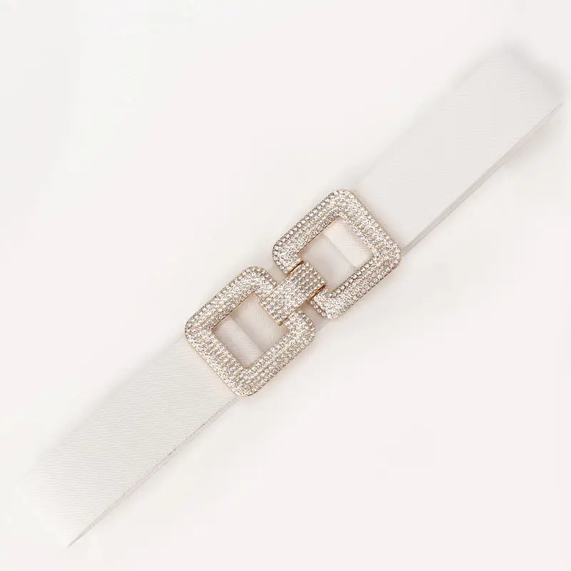Diamond Encrusted Elastic Waist Belt for Women - Image 2
