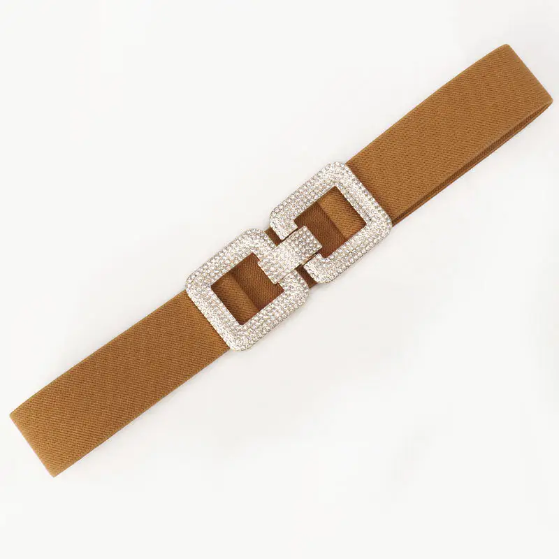 Diamond Encrusted Elastic Waist Belt for Women - Image 3