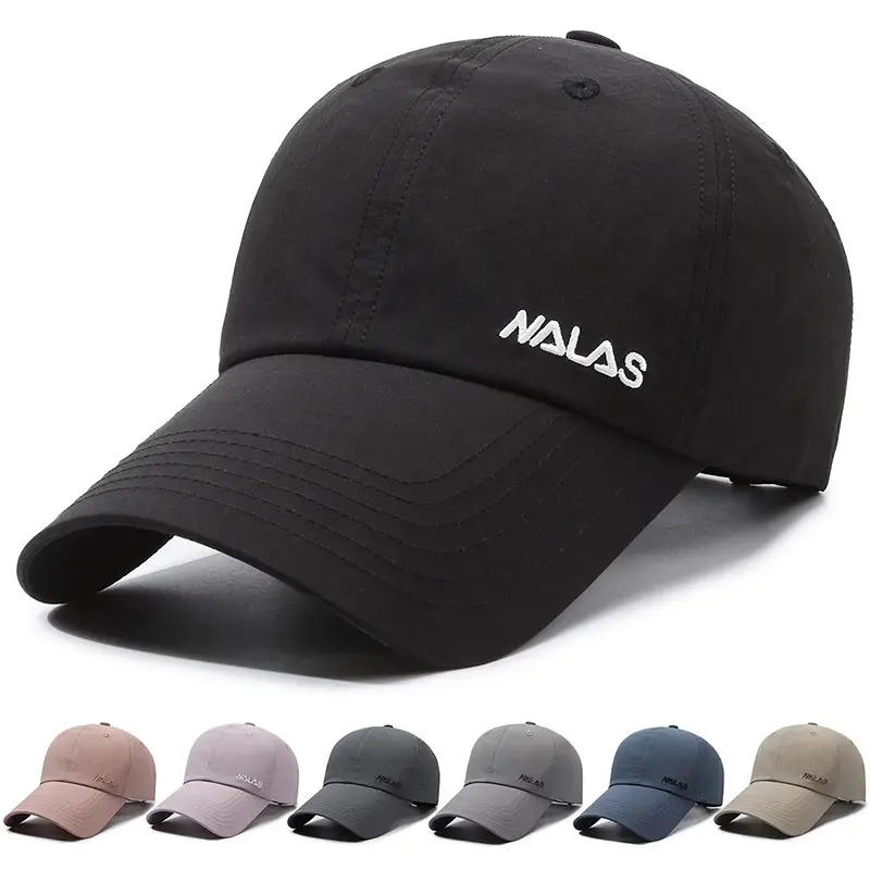 Men's Green Embroidered Baseball Cap with Sunshade - Image 9