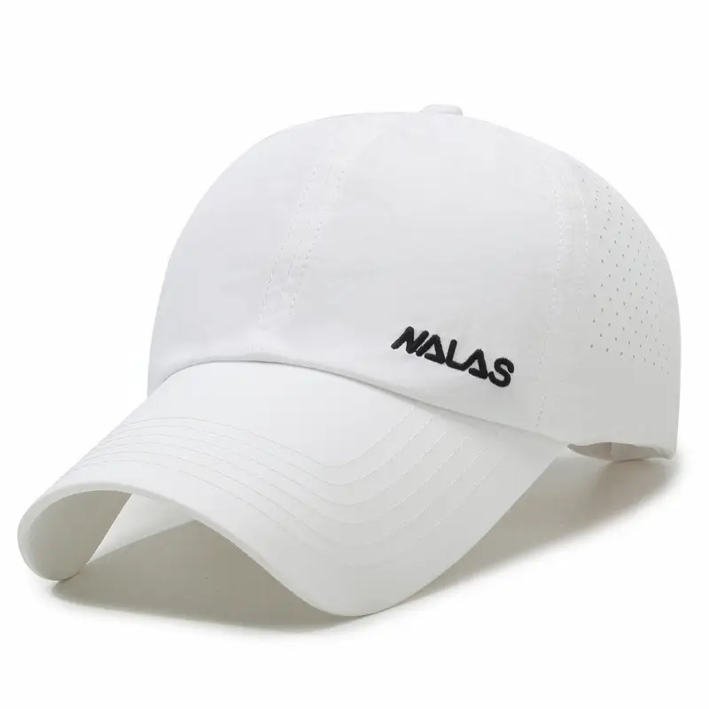 Men's Green Embroidered Baseball Cap with Sunshade - Image 8