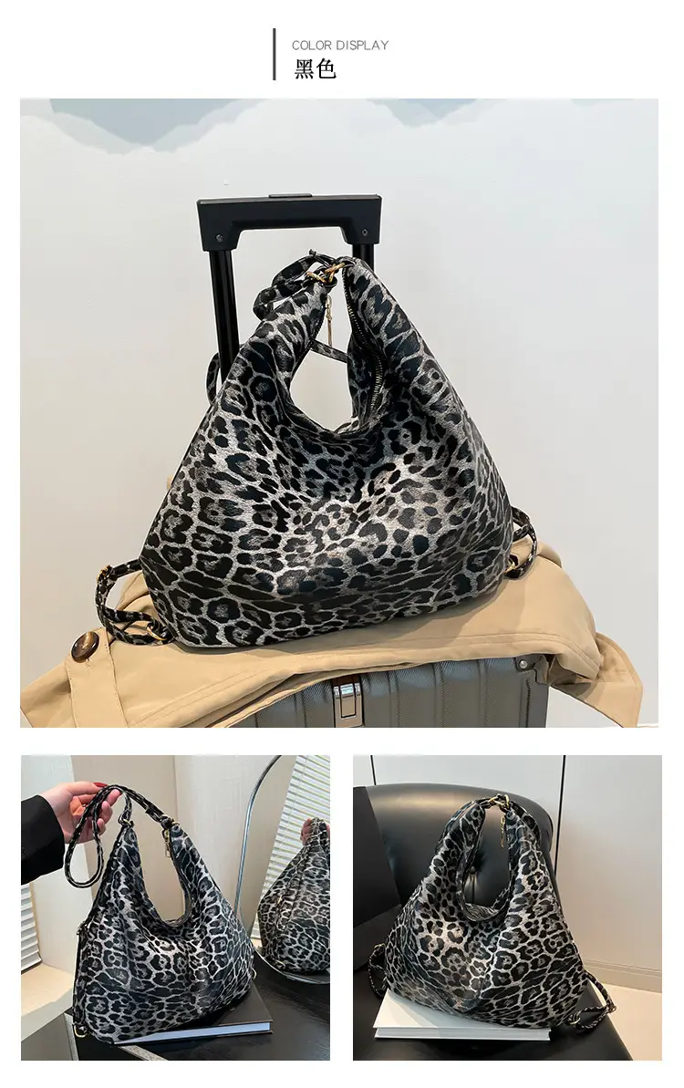 Leopard Print Women's Large Capacity Tote Bag — feature 26