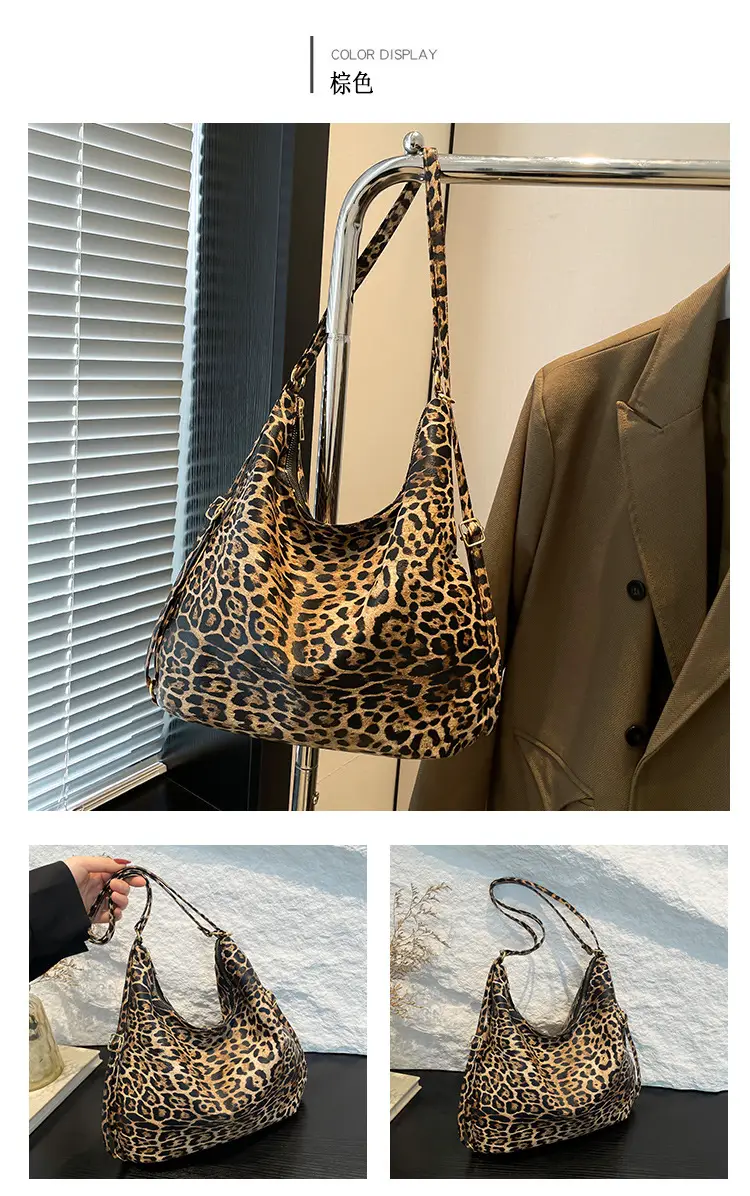 Leopard Print Women's Large Capacity Tote Bag — feature 27
