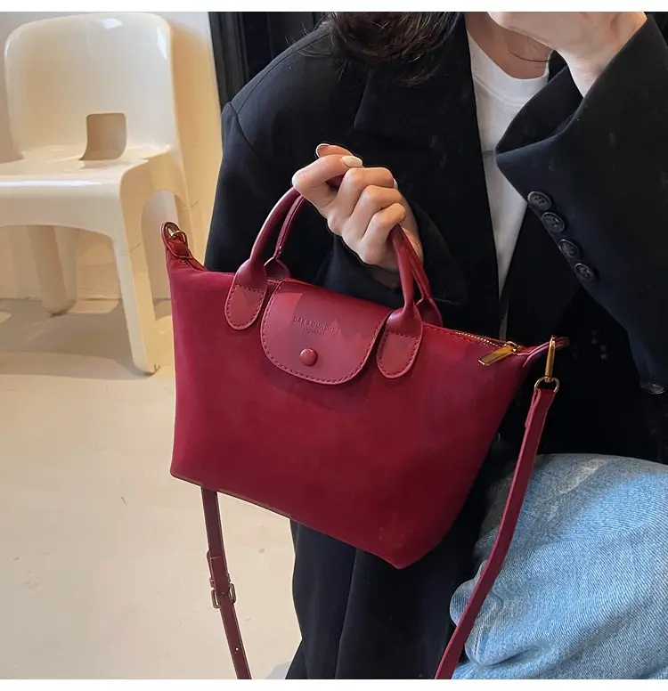 Red Women's Crossbody Shoulder Bag Autumn Winter 2024 — feature 10