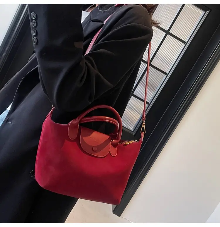 Red Women's Crossbody Shoulder Bag Autumn Winter 2024 — feature 11