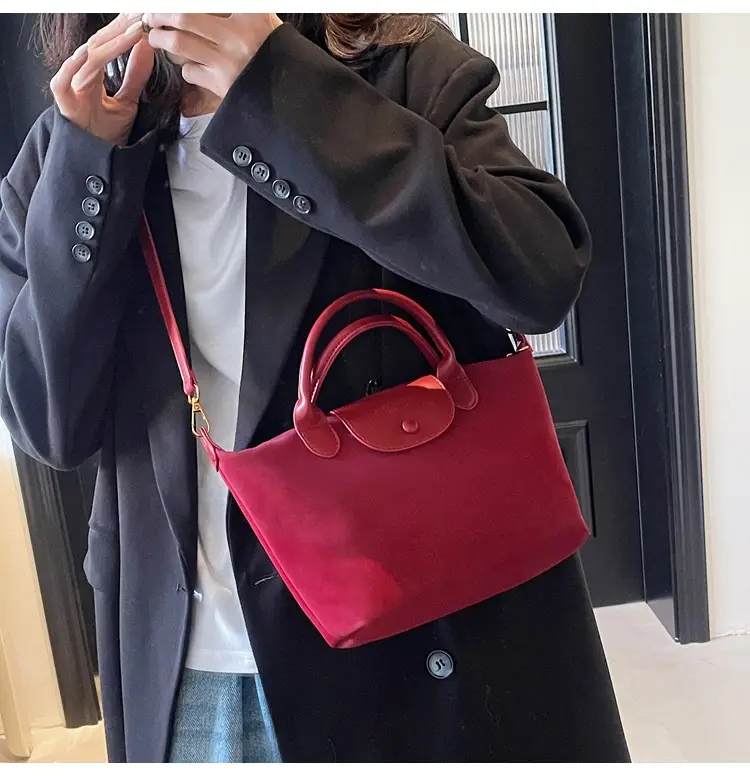 Red Women's Crossbody Shoulder Bag Autumn Winter 2024 — feature 12