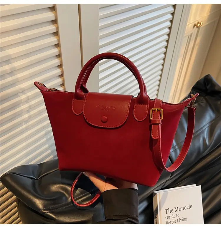 Red Women's Crossbody Shoulder Bag Autumn Winter 2024 — feature 30