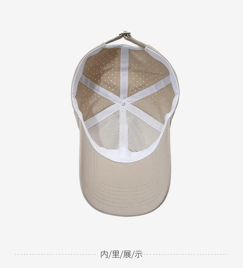 Men's Black Thin Sunscreen Cap Baseball Cap — feature 13