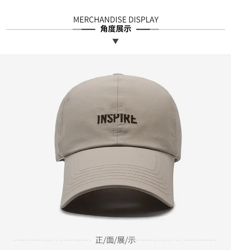 Men's Black Thin Sunscreen Cap Baseball Cap — feature 8