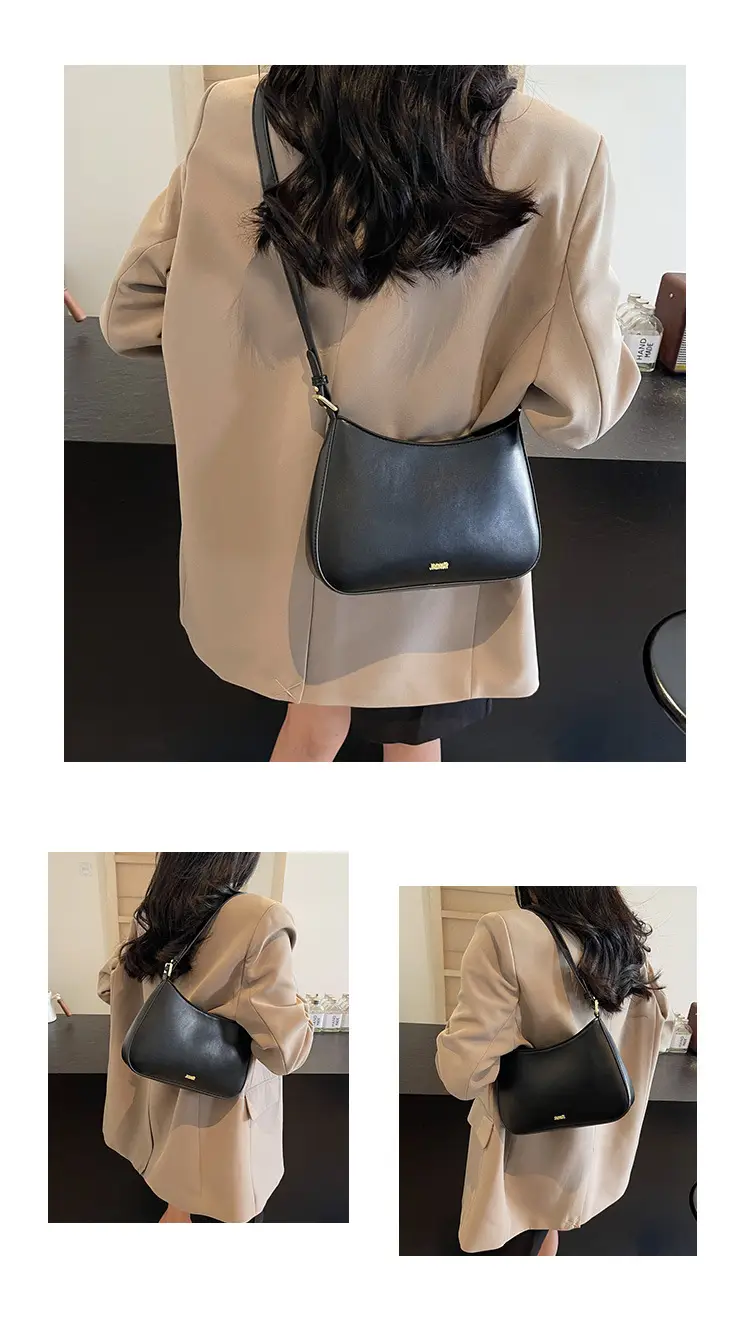 Women's Red PU Leather Shoulder Bag 18x25cm — feature 5