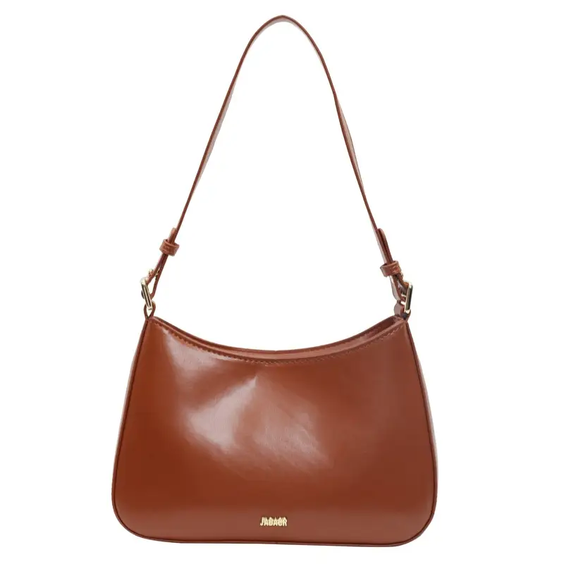 Women's Red PU Leather Shoulder Bag 18x25cm - Image 2