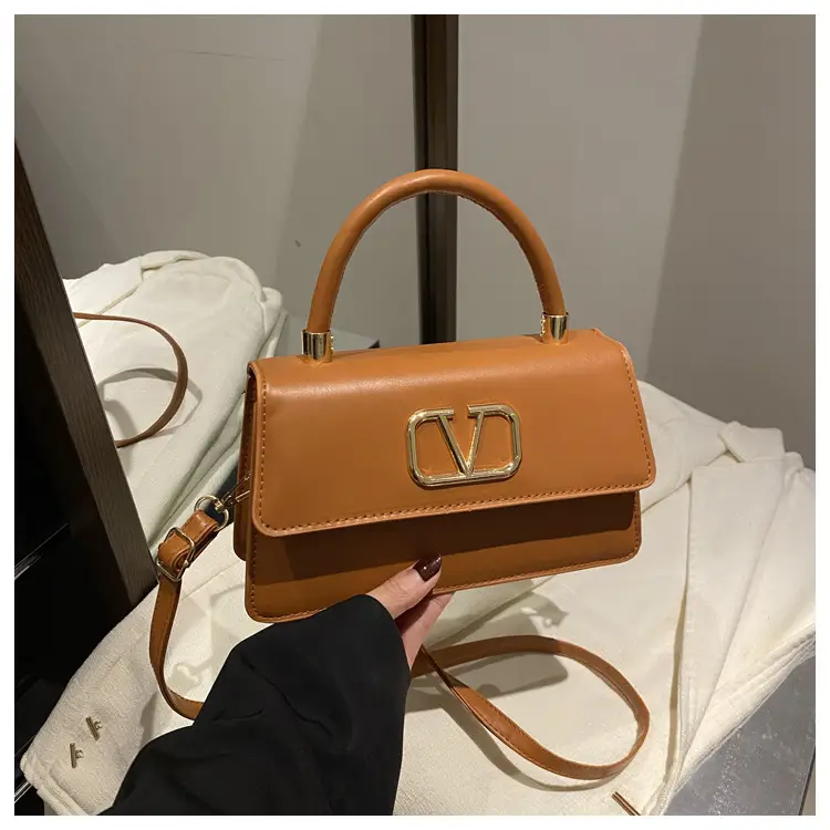 Black LV Logo Shoulder Bag for Women — feature 21