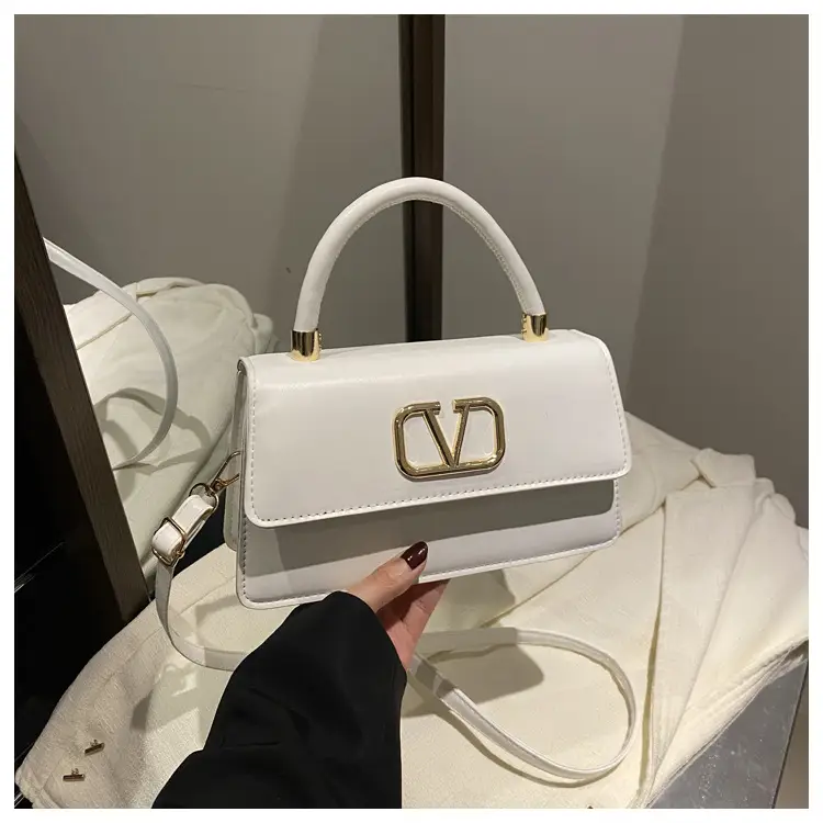 Black LV Logo Shoulder Bag for Women — feature 22