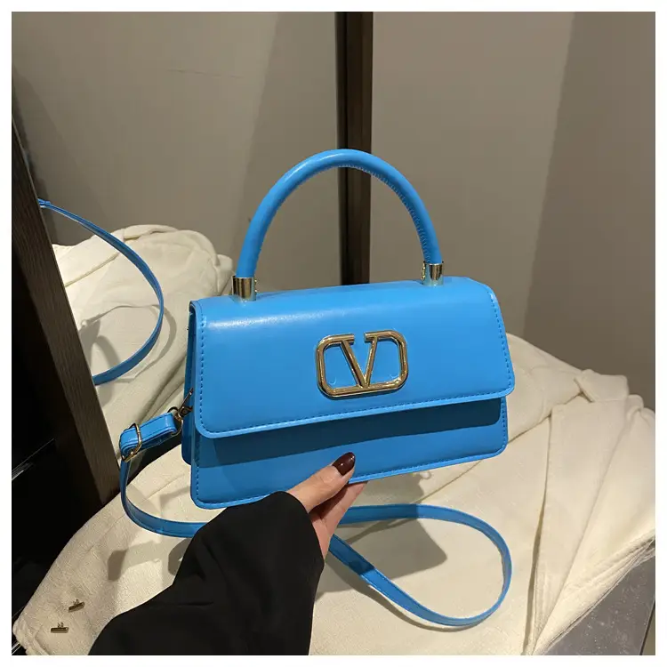 Black LV Logo Shoulder Bag for Women — feature 23