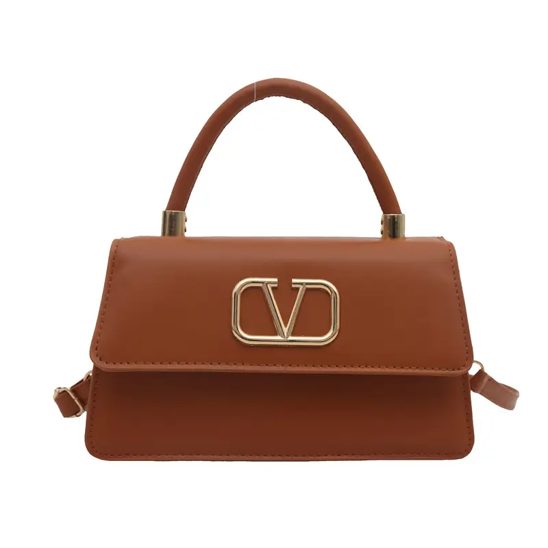 Black LV Logo Shoulder Bag for Women - Image 4