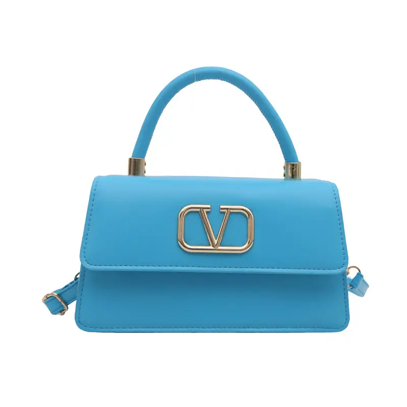 Black LV Logo Shoulder Bag for Women - Image 5