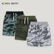 Cross-Striped Knitted Shorts Suit for Boys Summer — feature 14
