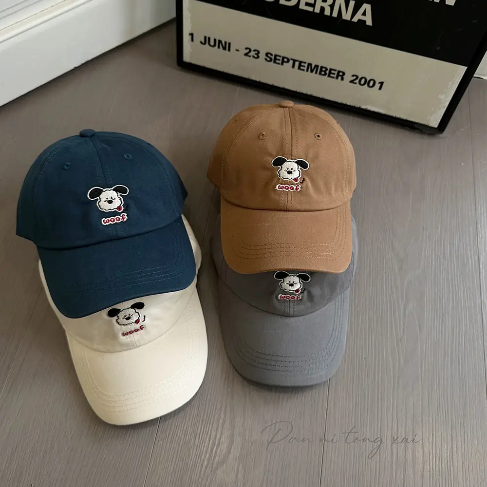 Cute Cartoon Cap for Girls Spring School Casual