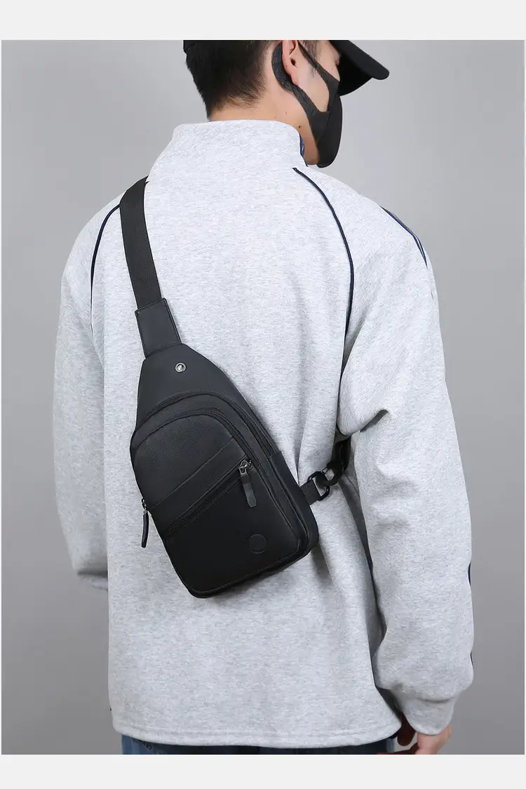 Men's Green Crossbody Bag with Adjustable Strap — feature 19