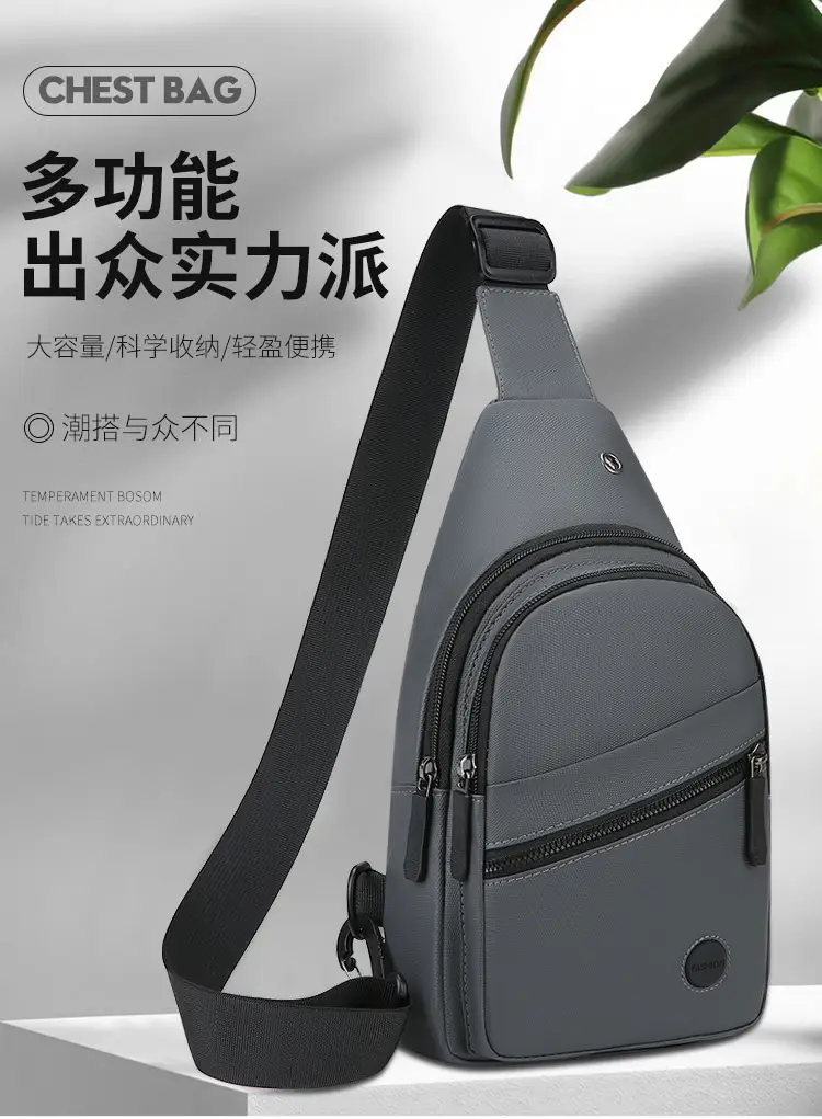 Men's Green Crossbody Bag with Adjustable Strap — feature 3