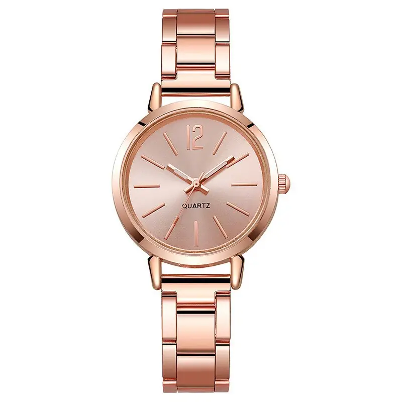Cross-Border Hot-Selling Fashion Steel Band Quartz Watch for Women, Student Dial Fashion Watch, Ladies' Watch, Wholesale in Stock — feature 6