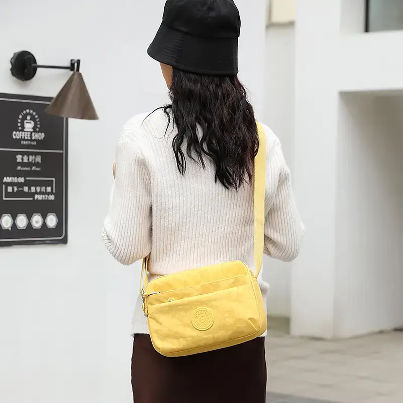 Yellow Velvet Crossbody Bag for Women 2024 - Image 10