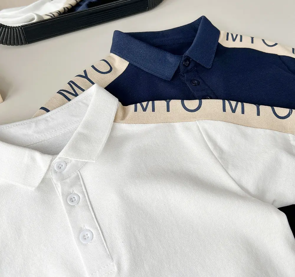 2025 Boys Navy Polo Short Sleeve Summer Wear — feature 5