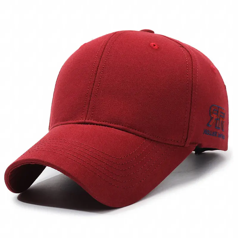 Men's Beige Baseball Cap with Embroidered Logo