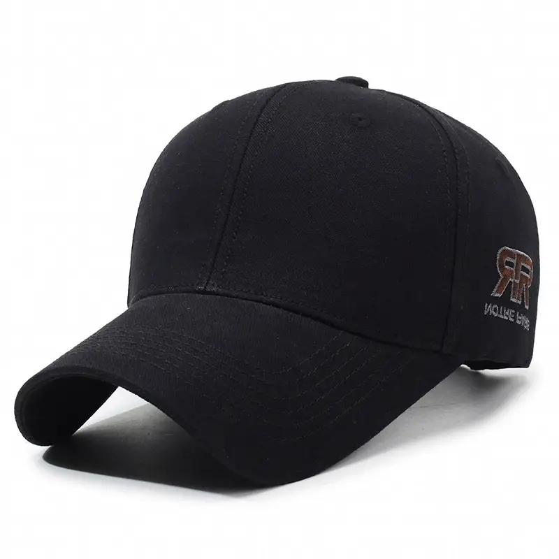 Men's Brown Embroidered Baseball Cap with Logo - Image 12