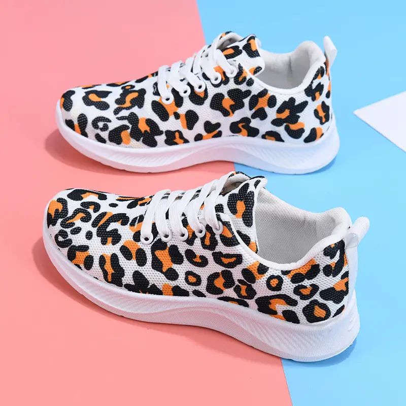Women Leopard Print Casual Sneakers New Arrival - Image 7