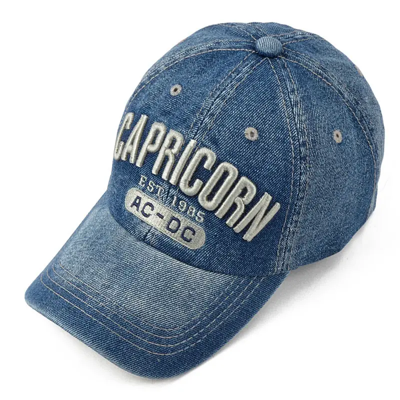Men's Korean Style Vintage Cap Blue Black — feature 4