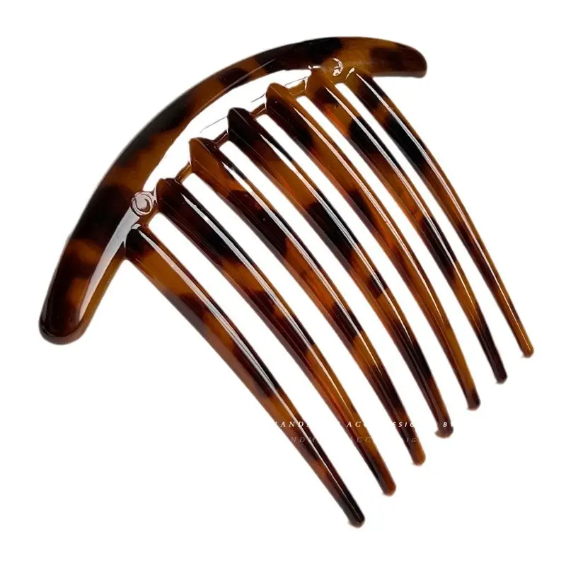 Leopard Print Hair Combs for Girls All Match - Image 10