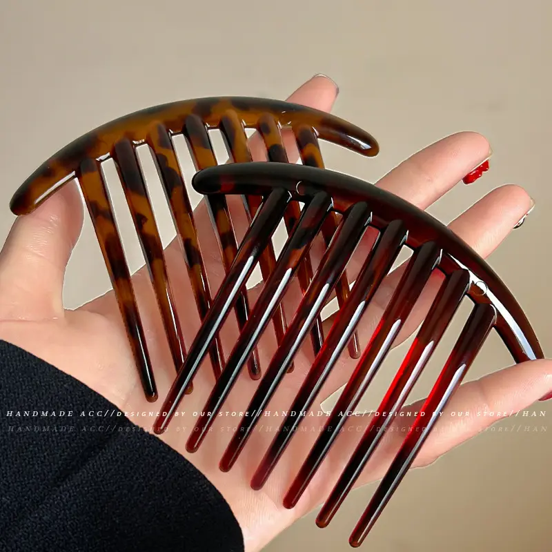 Leopard Print Hair Combs for Girls All Match — feature 9