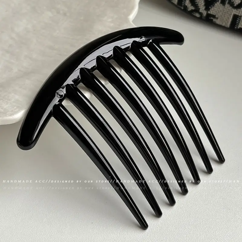 Leopard Print Hair Combs for Girls All Match - Image 3
