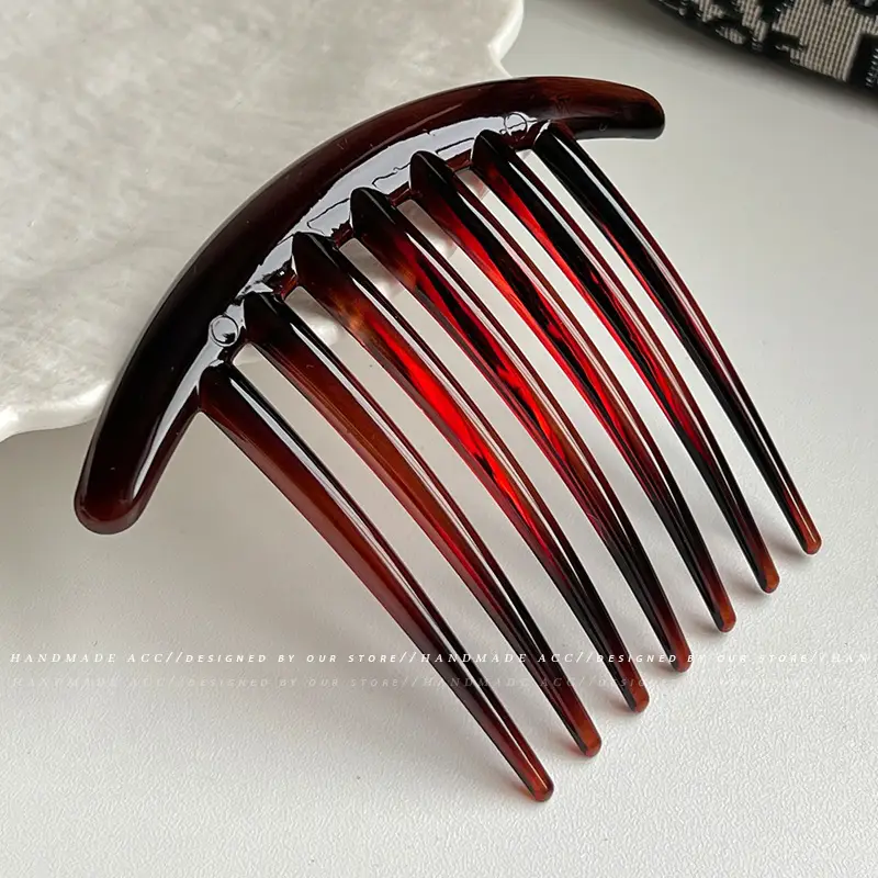 Leopard Print Hair Combs for Girls All Match - Image 4